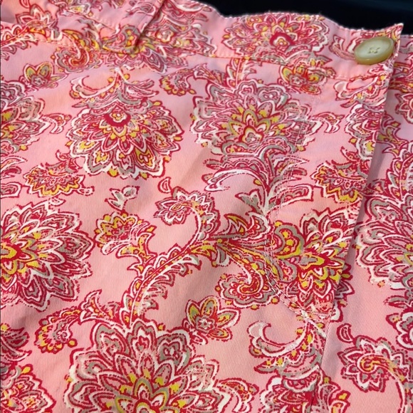 Lands End Plus Size Pink Floral Skirt, Size 20W - Picture 2 of 8